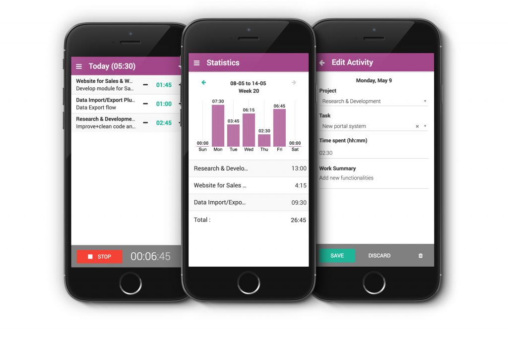 Odoo Timesheets App